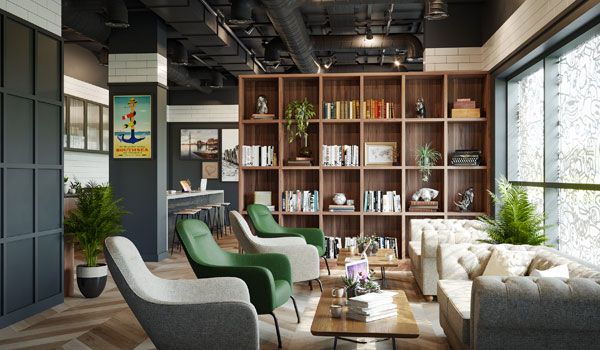 Stanley Studios Coburg street lounge room with sofa chairs