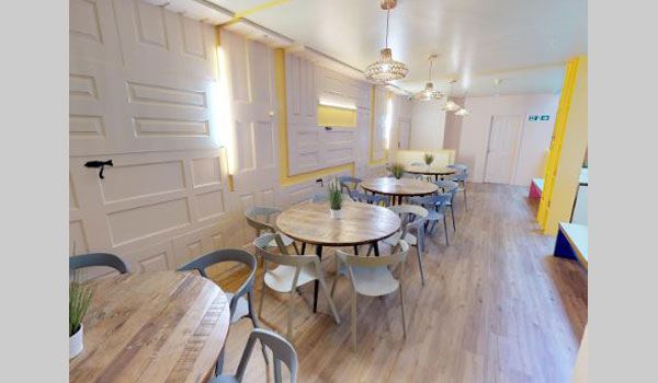 Dining tables in the room St. George’s Way